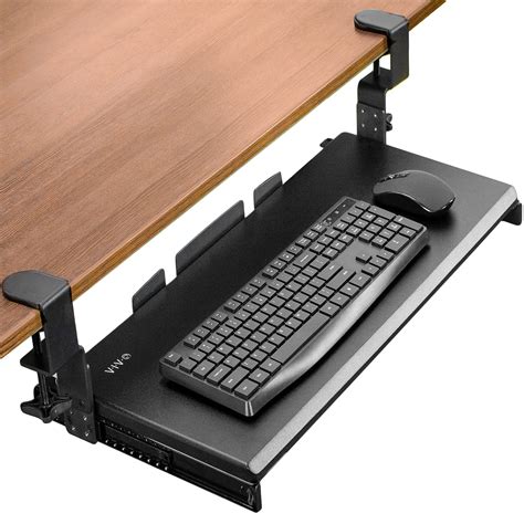 27 inch mounting hole keyboard drawer sheet metal|under desk clamp keyboard tray.